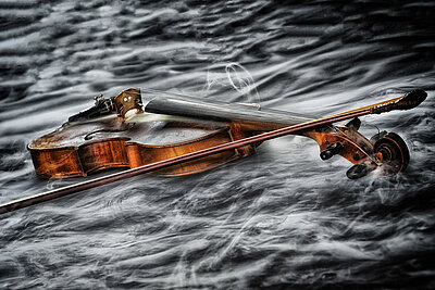 F. Schrattenecker, "Geige im Nebel", Platz 1 F. Schrattenecker, "Geige im Nebel", Platz 1